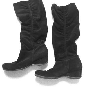 Black Suede Boots